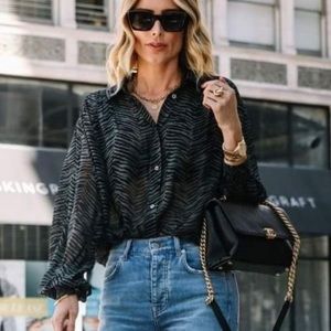 Anime Bing Silk Blouse